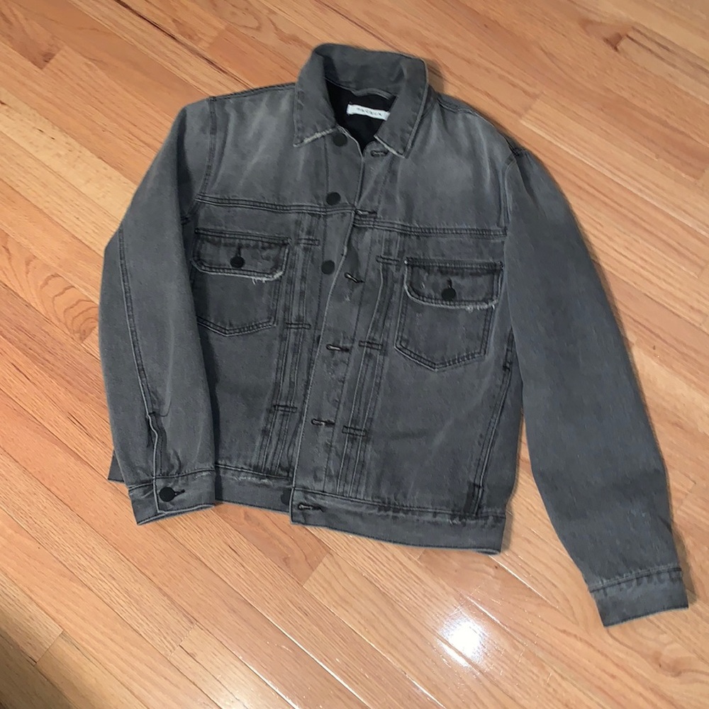 Mens Medium Grey Jean Jacket (Pacsun)